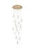 Elegant Lighting - 1012D28SG-01CR - LED Pendant - Avery - Satin Gold