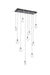 Elegant Lighting - 1012D42BK-01CR - LED Pendant - Avery - Black