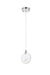 Elegant Lighting - 1012D6C-01CR - LED Pendant - Avery - Chrome