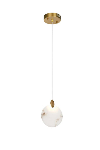 Avery LED Pendant Satin Gold