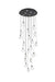 Elegant Lighting - 1012G32BK-01CR - LED Chandelier - Avery - Black