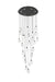 Elegant Lighting - 1012G36BK-01CR - LED Chandelier - Avery - Black