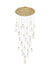 Elegant Lighting - 1012G42SG-01CR - LED Chandelier - Avery - Satin Gold