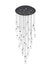 Elegant Lighting - 1012G48BK-01CR - LED Chandelier - Avery - Black