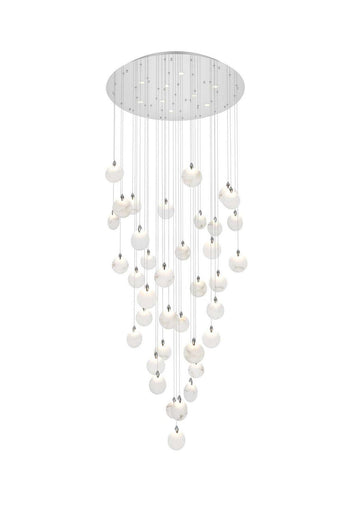 Avery LED Chandelier Chrome