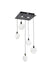 Elegant Lighting - 1012S16BK-01CR - LED Pendant - Avery - Black