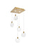 Elegant Lighting - 1012S16SG-01CR - LED Pendant - Avery - Satin Gold