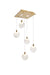 Elegant Lighting - 1012S16SG-11ST - LED Pendant - Avery - Satin Gold