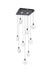 Elegant Lighting - 1012S20BK-01CR - LED Pendant - Avery - Black