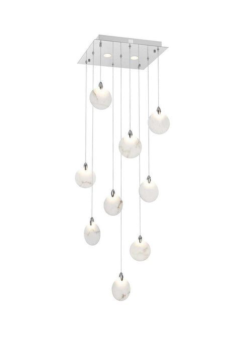 Elegant Lighting - 1012S20C-11ST - LED Pendant - Avery - Chrome