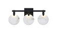 Elegant Lighting - 1012W22BK-11ST - LED Wall Sconce - Avery - Black