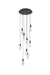 Elegant Lighting - 1013D20BK-02CR - LED Pendant - Amora - Black