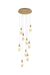 Elegant Lighting - 1013D20SG-22ST - LED Pendant - Amora - Satin Gold