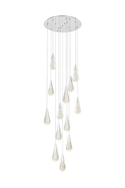 Elegant Lighting - 1013D24C-02CR - LED Pendant - Amora - Chrome