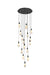 Elegant Lighting - 1013D28BK-22ST - LED Pendant - Amora - Black