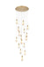 Elegant Lighting - 1013D28SG-22ST - LED Pendant - Amora - Satin Gold