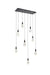 Elegant Lighting - 1013D36BK-02CR - LED Pendant - Amora - Black