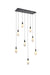 Elegant Lighting - 1013D36BK-22ST - LED Pendant - Amora - Black