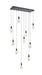 Elegant Lighting - 1013D42BK-02CR - LED Pendant - Amora - Black