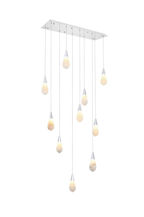 Elegant Lighting - 1013D42C-22ST - LED Pendant - Amora - Chrome