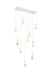 Elegant Lighting - 1013D42C-22ST - LED Pendant - Amora - Chrome