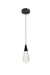 Elegant Lighting - 1013D5BK-02CR - LED Pendant - Amora - Black