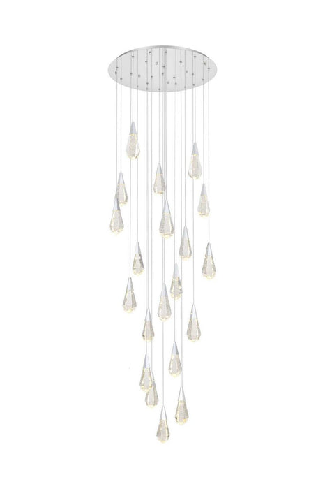 Elegant Lighting - 1013G32C-02CR - LED Chandelier - Amora - Chrome