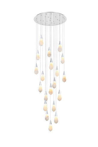 Amora LED Chandelier Chrome