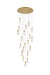 Elegant Lighting - 1013G32SG-02CR - LED Chandelier - Amora - Satin Gold