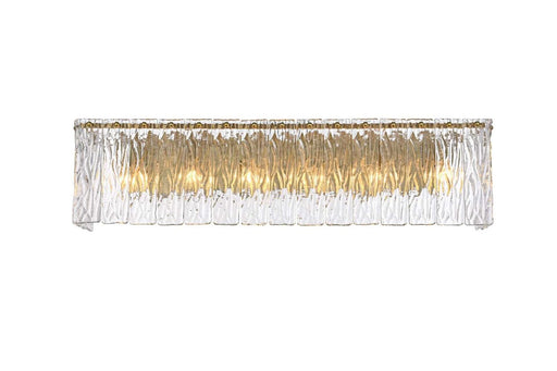 Georgina Six Light Wall Sconce Satin Gold