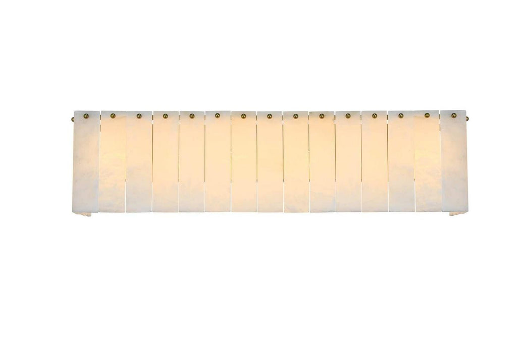 Elegant Lighting - 1015W30SG-33ST - Six Light Wall Sconce - Georgina - Satin Gold