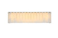 Elegant Lighting - 1015W30SG-33ST - Six Light Wall Sconce - Georgina - Satin Gold