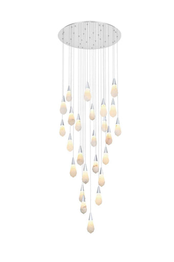 Amora LED Chandelier Chrome