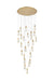 Elegant Lighting - 1013G36SG-02CR - LED Chandelier - Amora - Satin Gold