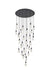 Elegant Lighting - 1013G42BK-02CR - LED Chandelier - Amora - Black