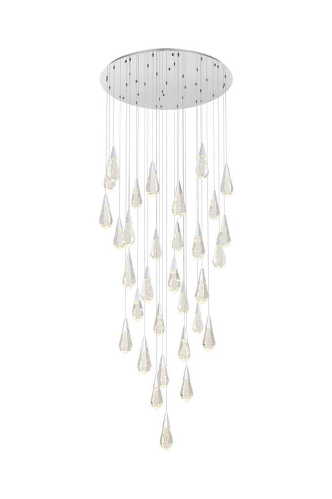 Elegant Lighting - 1013G42C-02CR - LED Chandelier - Amora - Chrome