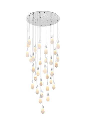 Amora LED Chandelier Chrome