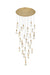 Elegant Lighting - 1013G42SG-02CR - LED Chandelier - Amora - Satin Gold