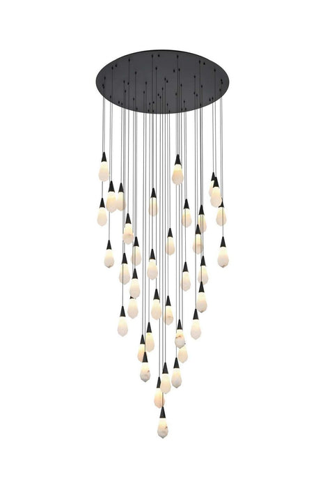 Elegant Lighting - 1013G48BK-22ST - LED Chandelier - Amora - Black