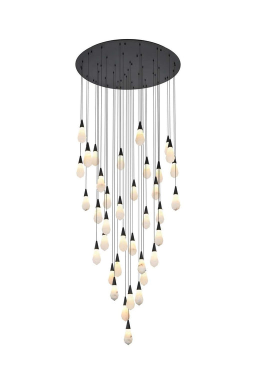 Elegant Lighting - 1013G48BK-22ST - LED Chandelier - Amora - Black