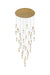 Elegant Lighting - 1013G48SG-02CR - LED Chandelier - Amora - Satin Gold