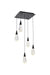 Elegant Lighting - 1013S16BK-02CR - LED Pendant - Amora - Black
