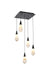 Elegant Lighting - 1013S16BK-22ST - LED Pendant - Amora - Black
