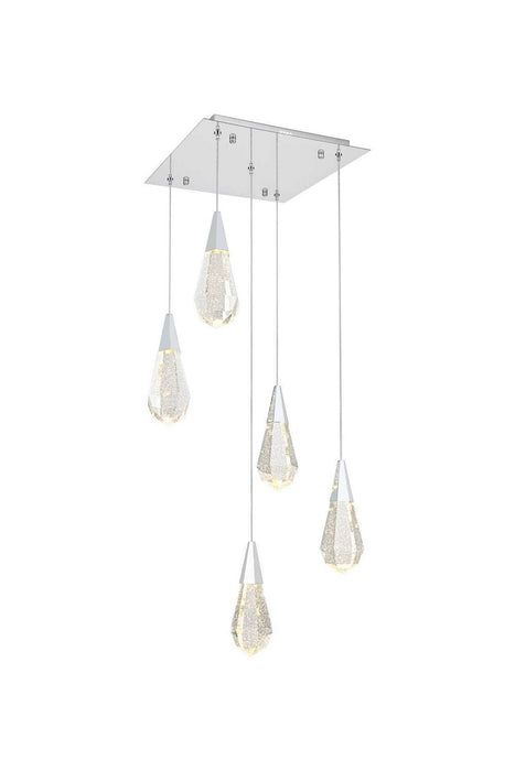 Elegant Lighting - 1013S16C-02CR - LED Pendant - Amora - Chrome