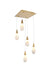 Elegant Lighting - 1013S16SG-22ST - LED Pendant - Amora - Satin Gold