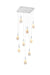 Elegant Lighting - 1013S20C-22ST - LED Pendant - Amora - Chrome