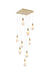 Elegant Lighting - 1013S20SG-22ST - LED Pendant - Amora - Satin Gold
