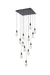 Elegant Lighting - 1013S26BK-02CR - LED Pendant - Amora - Black