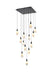 Elegant Lighting - 1013S26BK-22ST - LED Pendant - Amora - Black