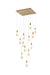 Elegant Lighting - 1013S26SG-22ST - LED Pendant - Amora - Satin Gold